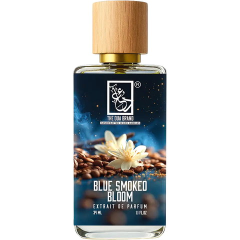 The Dua Brand Blue Smoked Bloom fragrance bottle