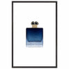 Blue Wooden Framed Poster With Premium Semi-Glossy Paper - Chaos Fragrances