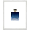 Blue Wooden Framed Poster With Premium Semi-Glossy Paper - Chaos Fragrances