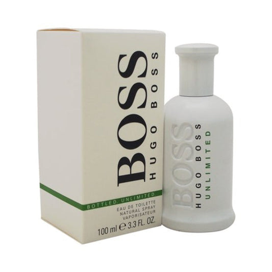 Boss Bottled Unlimited EDT fragrance bottle