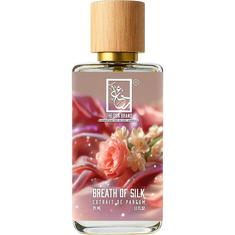 The Dua Brand Breath of Silk fragrance bottle