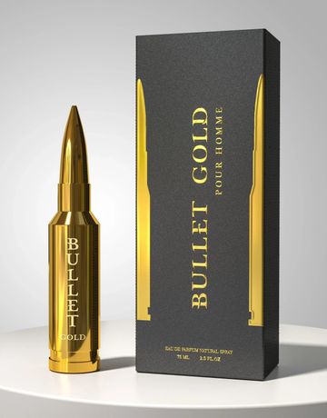 Bullet Gold EDP fragrance bottle