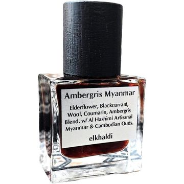 elkhaldi Ambergris Myanmar fragrance bottle