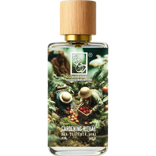 The Dua Brand Gardening Ritual fragrance bottle