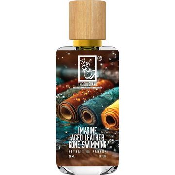 The Dua Brand Imagine Aged Leather Gone Swimming fragrance bottle