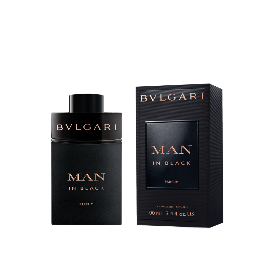 Bvlgari Man in Black Parfum 100 ml bottle and box