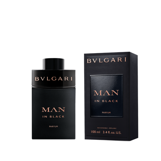 Bvlgari Man in Black Parfum 100 ml bottle and box