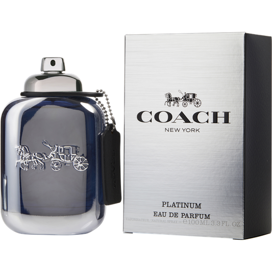 Coach Platinum Eau de Parfum 100 ml bottle and box