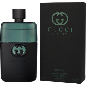 Gucci Guilty Essence Pour Homme Eau de Toilette 90 ml bottle and box