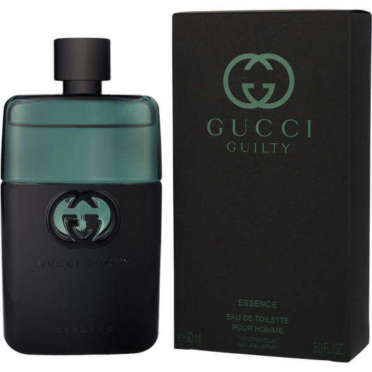 Gucci Guilty Essence Pour Homme Eau de Toilette 90 ml bottle and box
