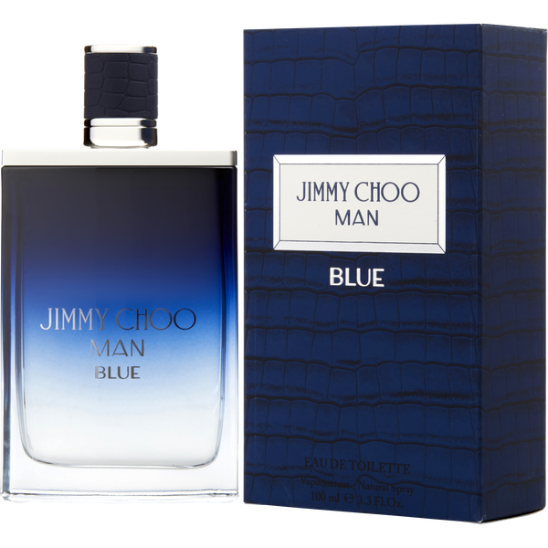 Jimmy Choo Man Blue Eau de Toilette 100 ml bottle and box