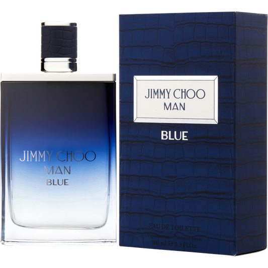 Jimmy Choo Man Blue Eau de Toilette 100 ml bottle and box