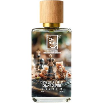 The Dua Brand Chess Queen's Nutty Creamy Caramel fragrance bottle