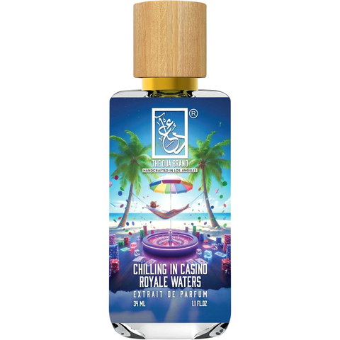 The Dua Brand Chilling in Casino Royale Waters fragrance bottle