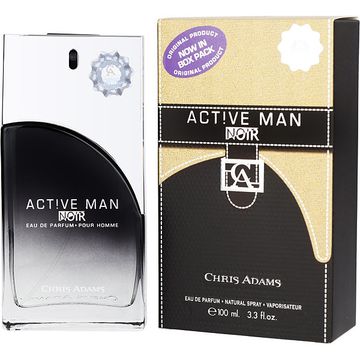 Chris Adams Active Man Noir EDP fragrance bottle
