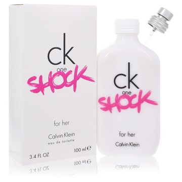 CK One Shock EDT fragrance bottle