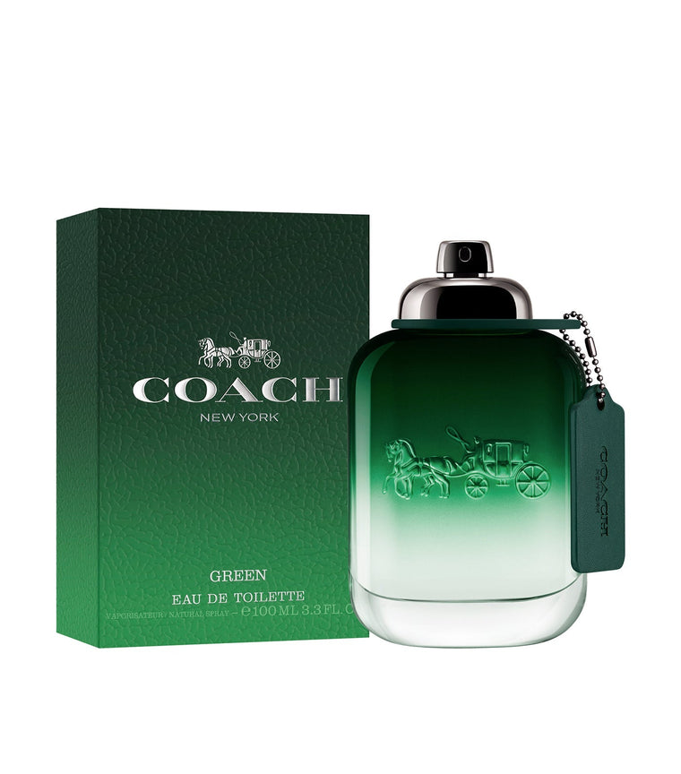 Coach Green EDT fragrance bottle