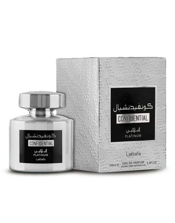 Confidential Platinum EDP fragrance bottle