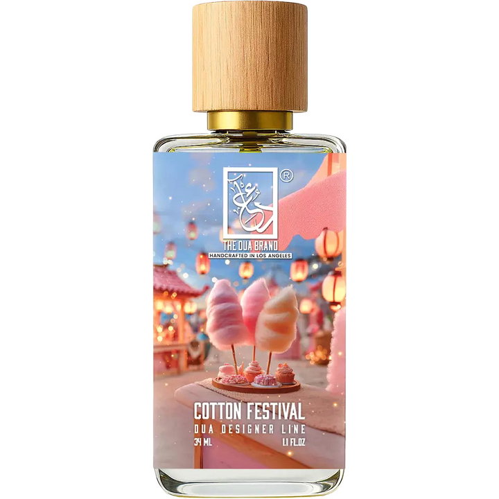 The Dua Brand Cotton Festival fragrance bottle