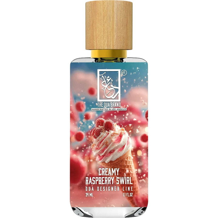 The Dua Brand Creamy Raspberry Swirl fragrance bottle