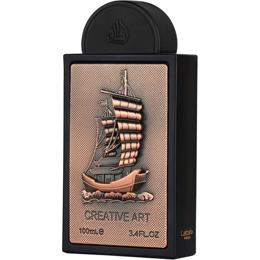 Lattafa Pride Creative Art fragrance bottle