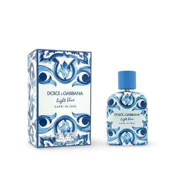 D & G Light Blue Capri In Love EDP fragrance bottle