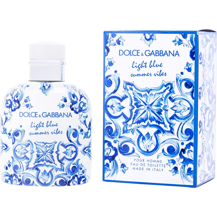D & G Light Blue Summer Vibes EDT fragrance bottle