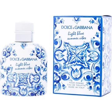D & G Light Blue Summer Vibes EDT fragrance bottle
