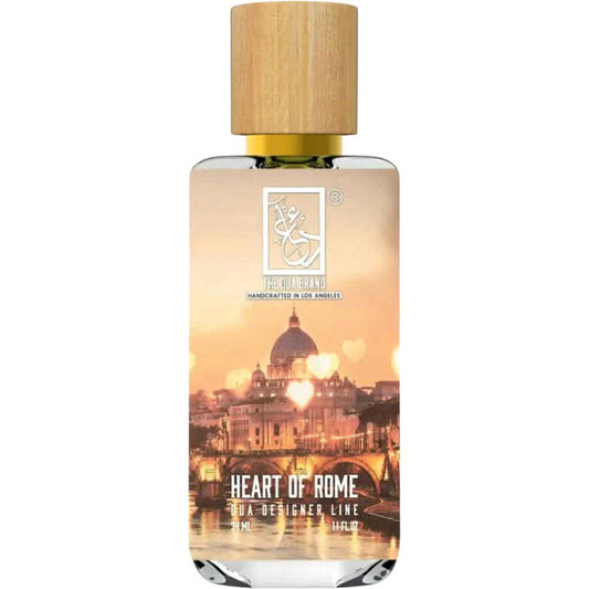 The Dua Brand Heart of Rome Green fragrance bottle