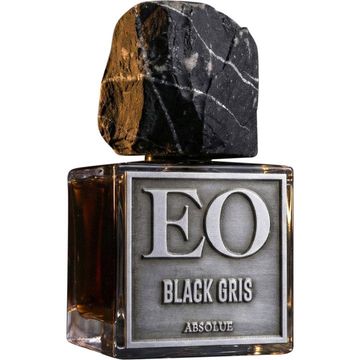 Ensar Oud Black Gris: Obsidian fragrance bottle