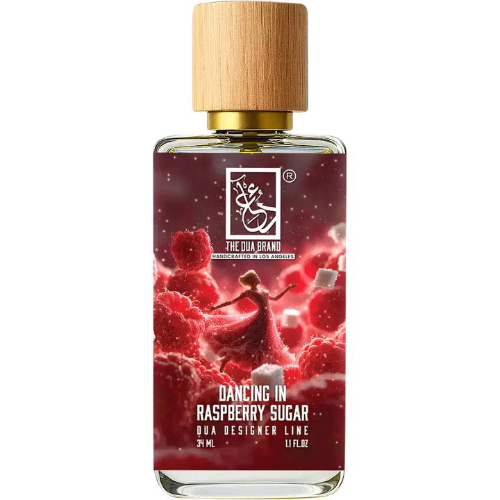 The Dua Brand Dancing in Raspberry Sugar fragrance bottle