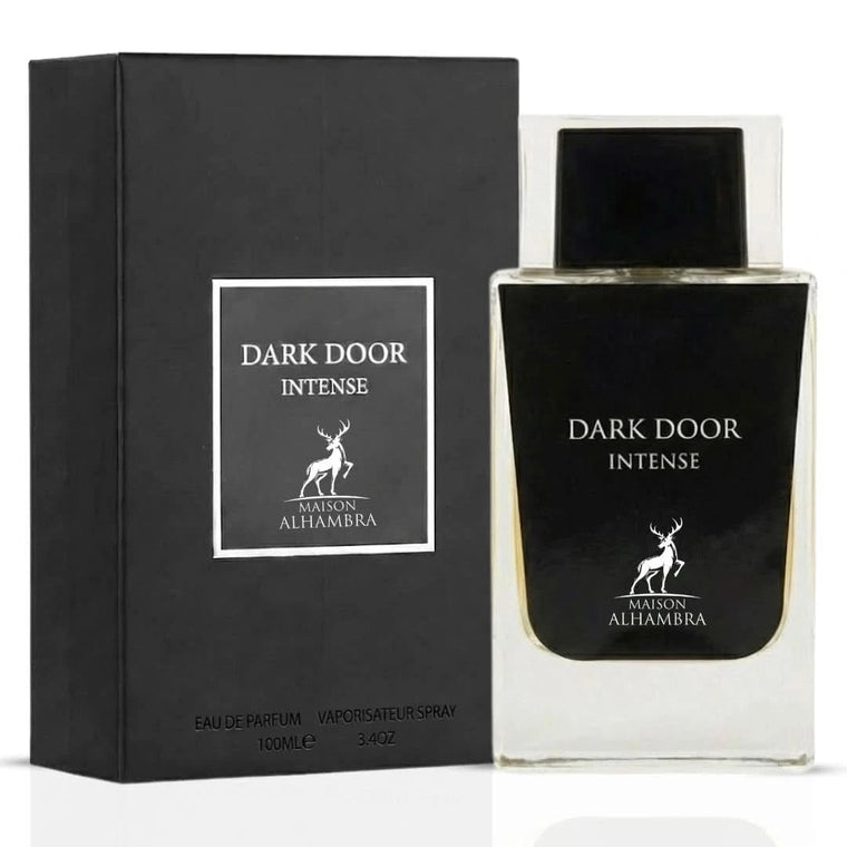 Maison Alhambra Dark Door Intense EDP fragrance bottle