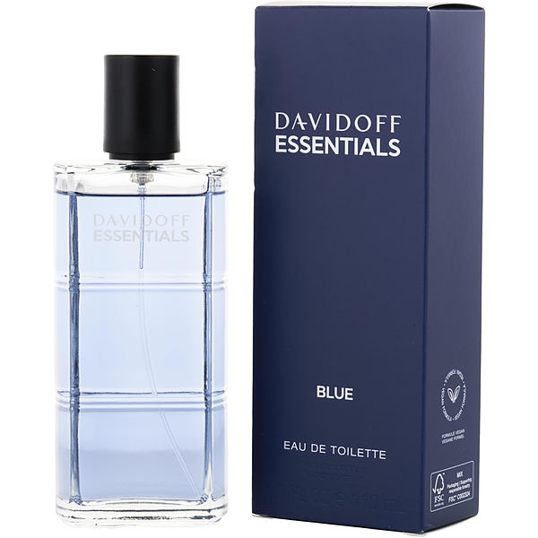 Davidoff Essentials Blue EDT fragrance bottle