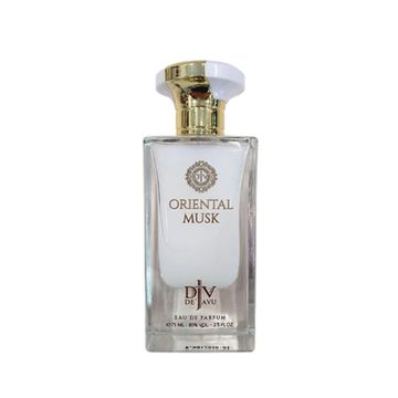 de'javu Oriental Musk EDP fragrance bottle