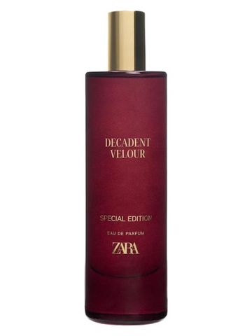 Zara Decadent Velour fragrance bottle