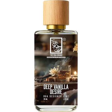 The Dua Brand Deep Vanilla Desire fragrance bottle