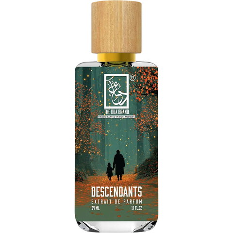 The Dua Brand Descendants fragrance bottle