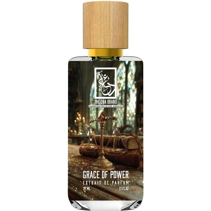 The Dua Brand Grace of Power fragrance bottle