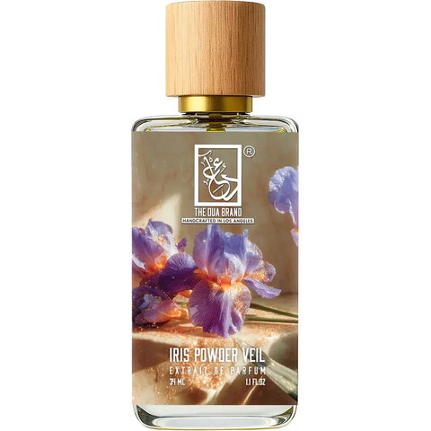 The Dua Brand Iris Powder Veil fragrance bottle