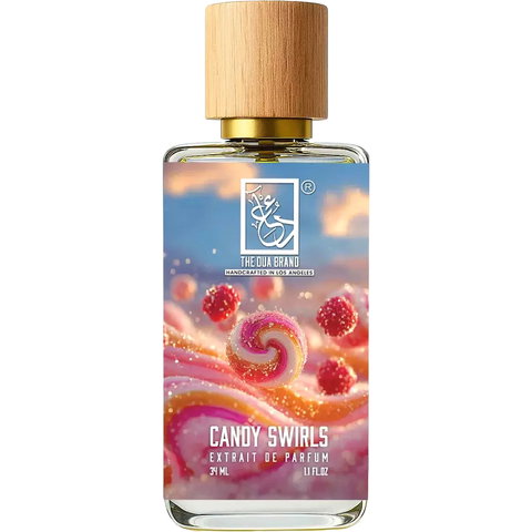 The Dua Brand Candy Swirls fragrance bottle
