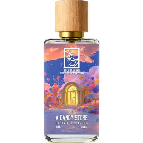 The Dua Brand A Candy Store fragrance bottle