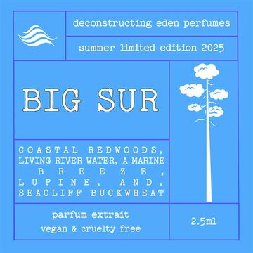 Deconstructing Eden B-Side: Big Sur fragrance bottle