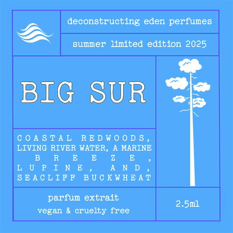 Deconstructing Eden B-Side: Big Sur fragrance bottle