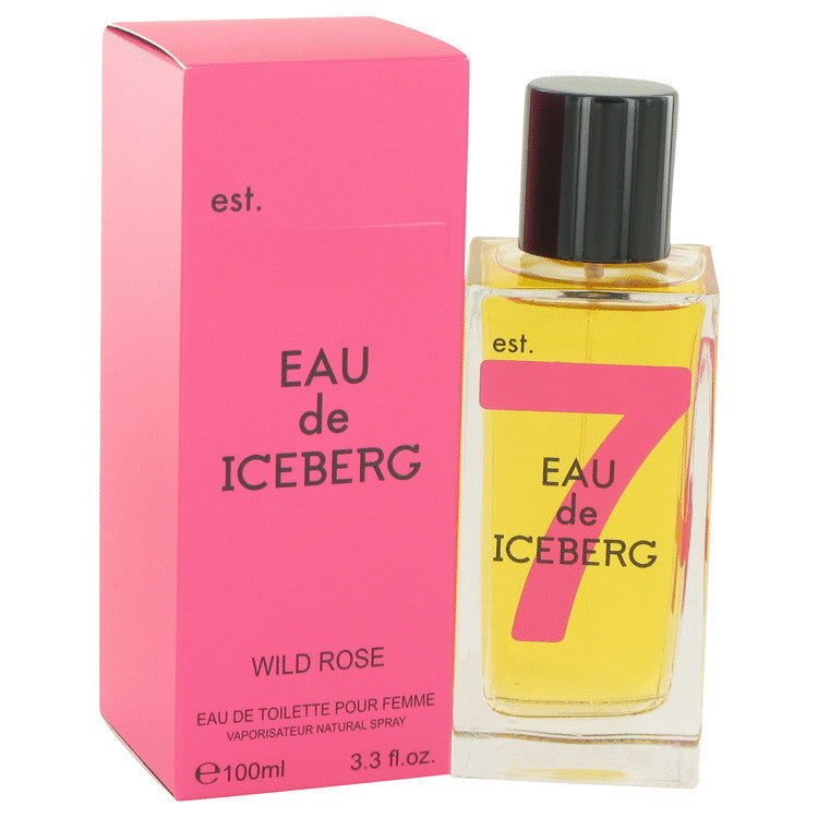 Eau de Iceberg Wild Rose EDT fragrance bottle