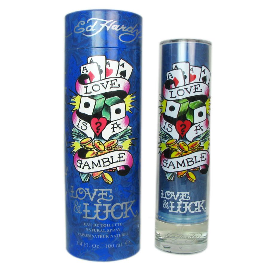 Ed Hardy Love & Luck EDT fragrance bottle