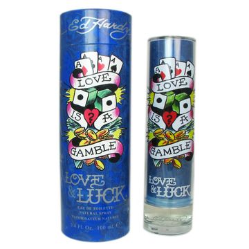 Ed Hardy Love & Luck EDT fragrance bottle