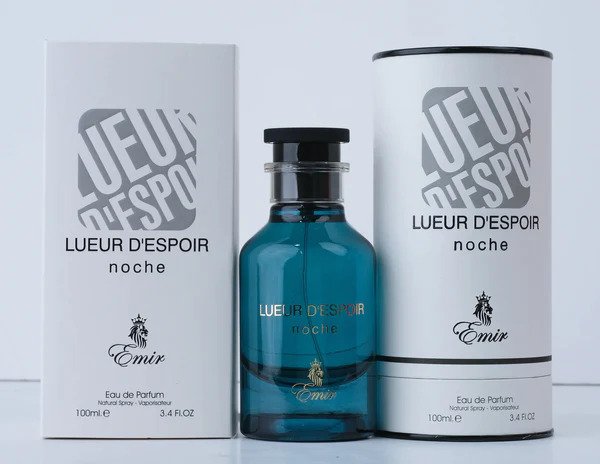 Emir Lueur Noche EDP fragrance bottle
