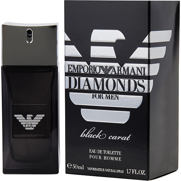 Emporio Armani Diamonds Black Carat EDT fragrance bottle