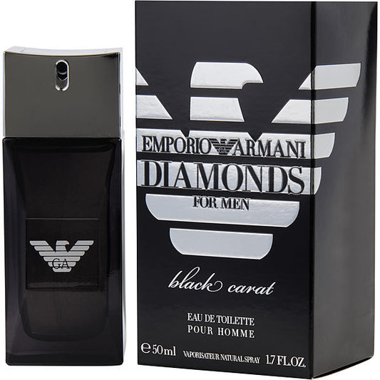 Emporio Armani Diamonds Black Carat EDT fragrance bottle