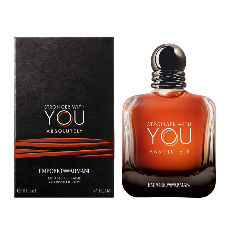 Emporio Armani Stronger With You Absolutely PARFUM fragrance bottle